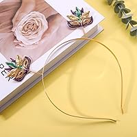 Vista 5 de YAHPERN Diademas de Mardi Gras para mujer, máscara de flor de lis, diadema de martes gordos de carnaval, accesorios para el cabello Mardi Gras