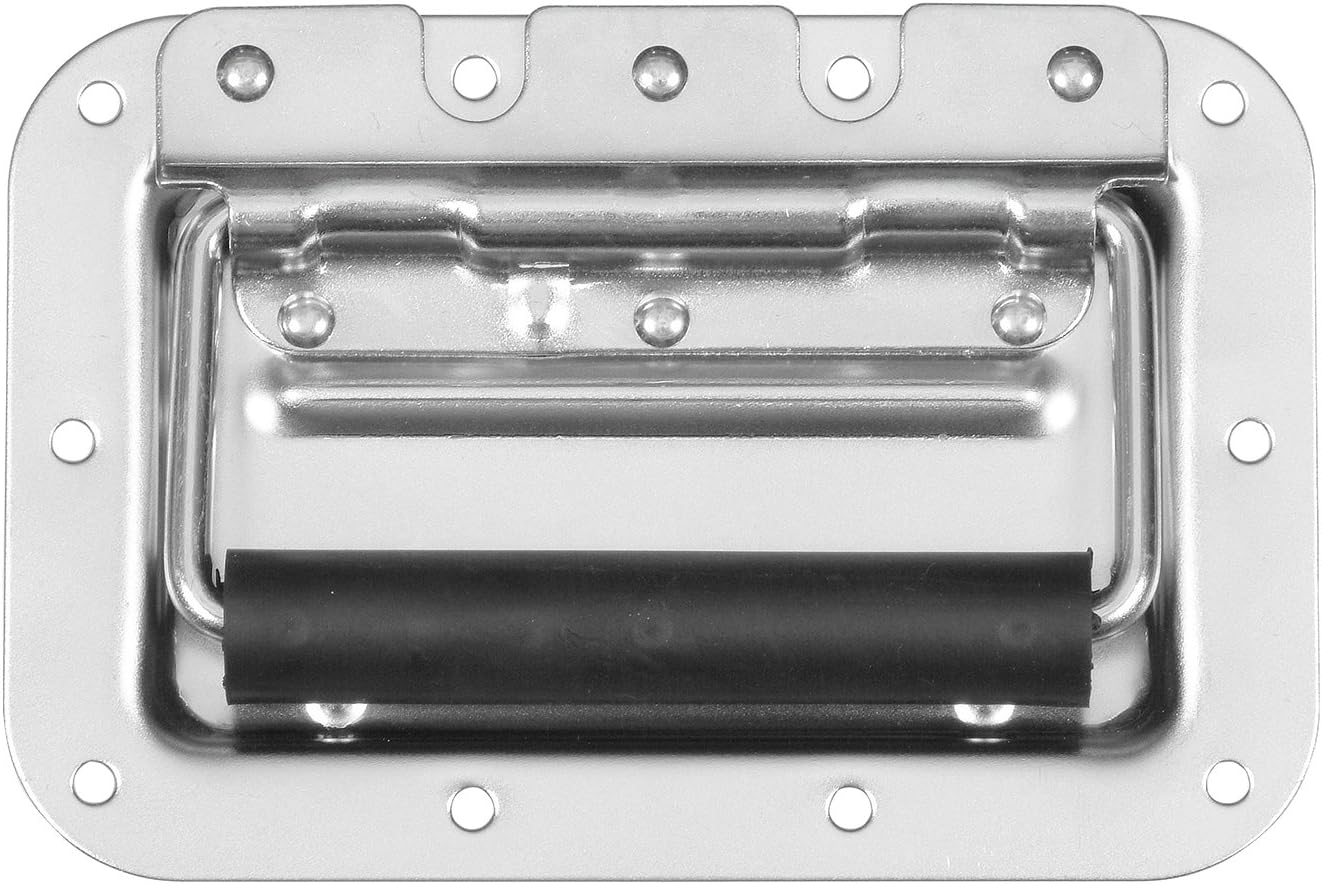RH-0511-A Medium Spring Loaded Recessed Handle, 10 Hole, Zinc