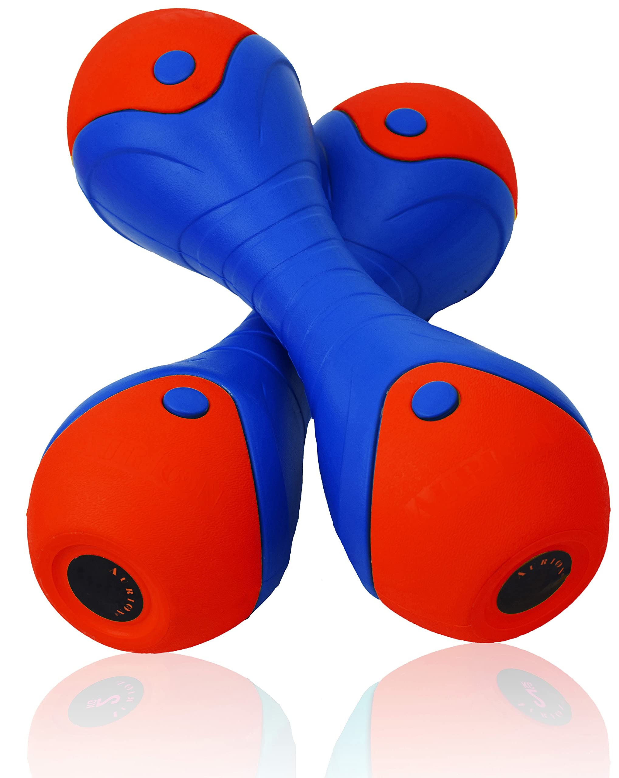 Aurion Dumbbells (Boxed in Pair) (Choose of 1KG, 2KG, 3KG, 4KG, 5KG,6 KG) for Home Gym Exercise, Fitness and Weights for Women and Men Dumbbells Set