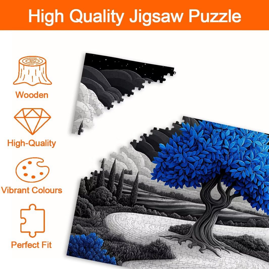 5000 puzzli dla dorosłych, drzewo puzzle na prezenty -8828