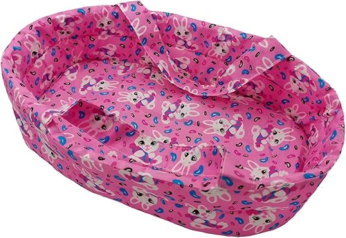 Miniatura 2 de Moisés de muñeca de bebé de 2 piezas para muñecas recién nacidas de 5-6-7-8-9-10 pulgadas, moisés de juguete para muñecas pequeñas