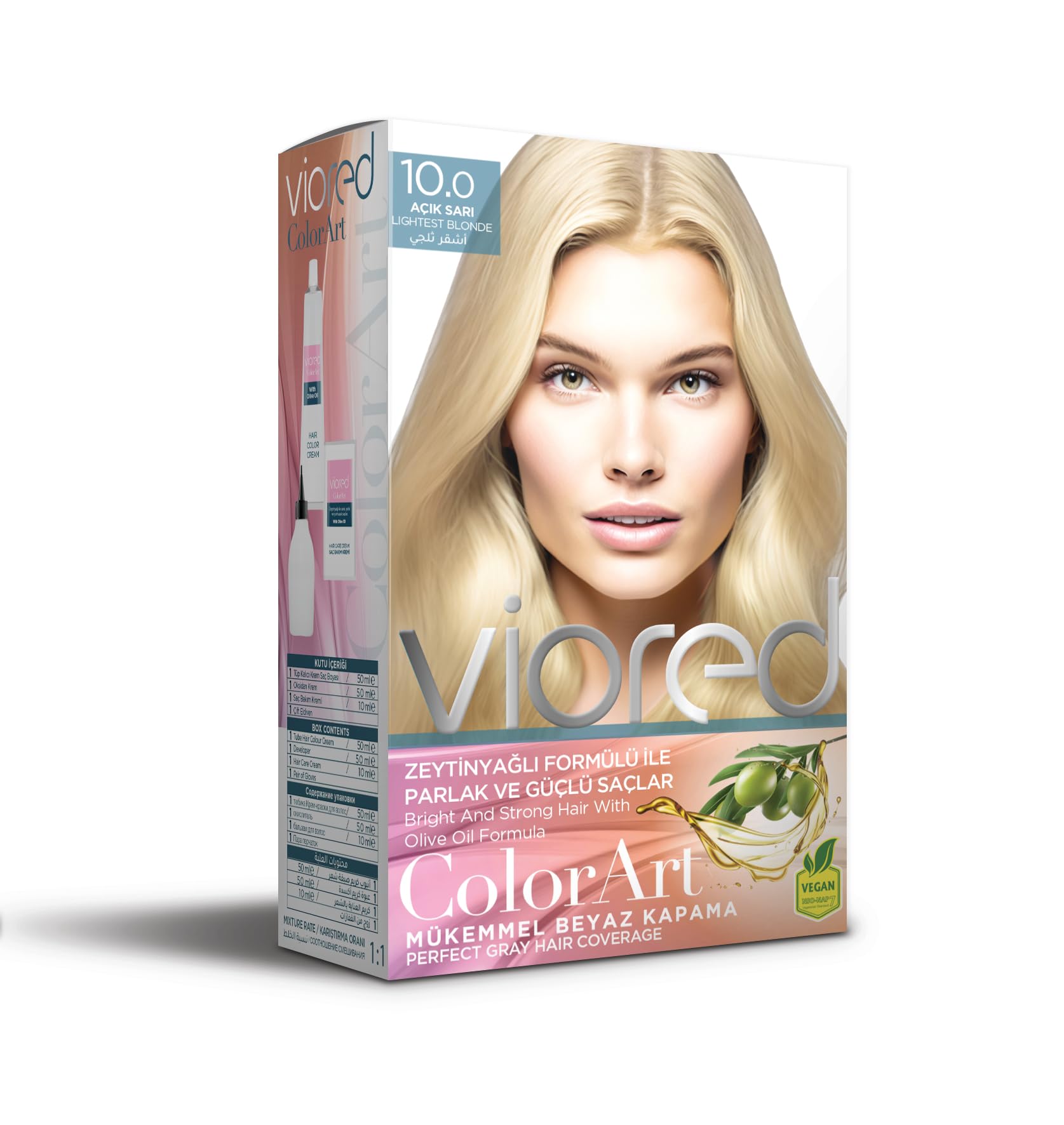 Set Saç Boyası 10.0 Açık Sarı