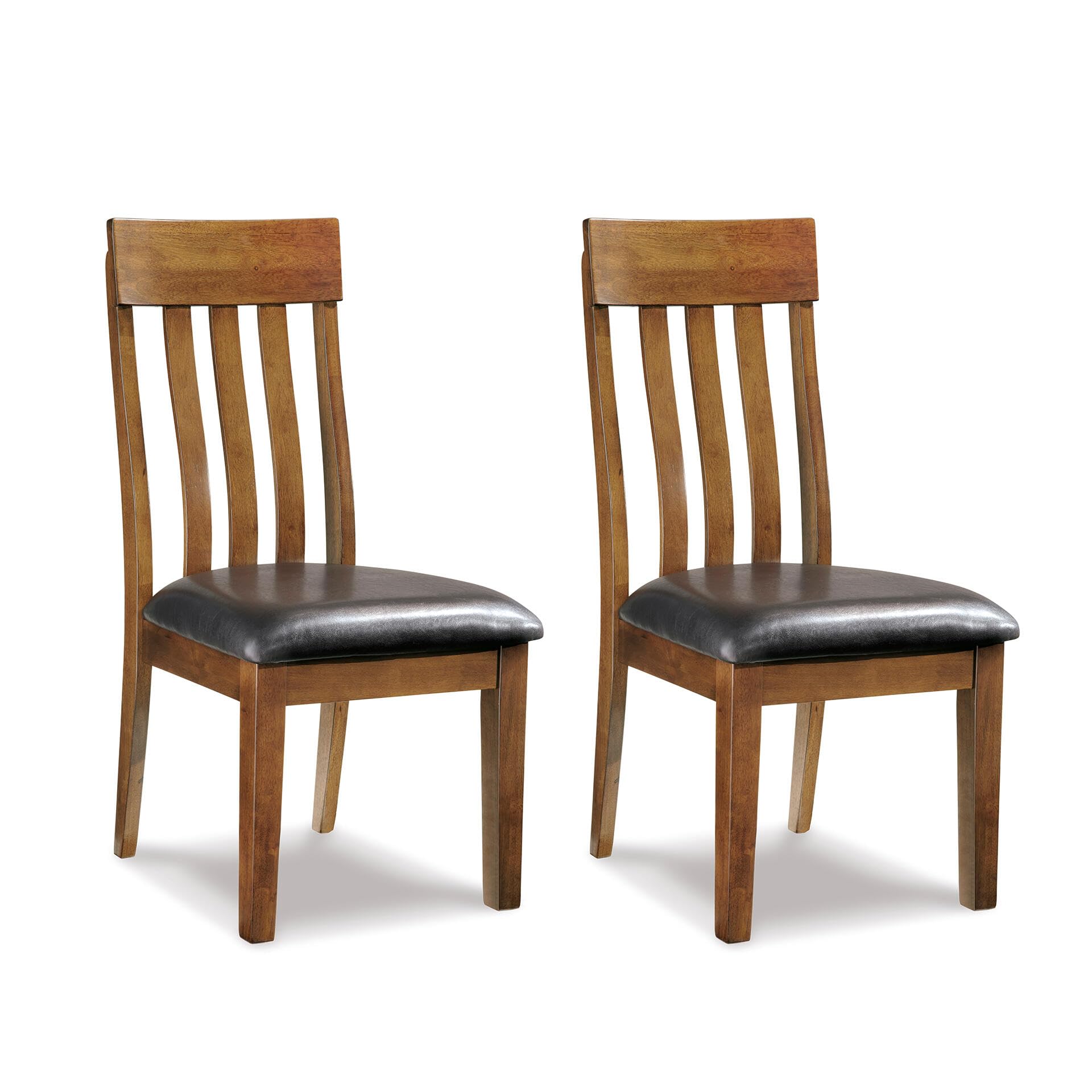 Photo 1 of Signature Design by Ashley Ralene Rake Back 19" Dining Room Chair 2 Count, Medium Brown