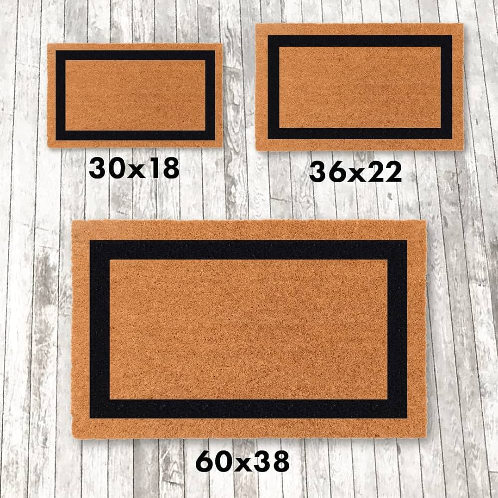 Amazon.co.jp: Coco Mats 'N More ブラック シングル ボーダー