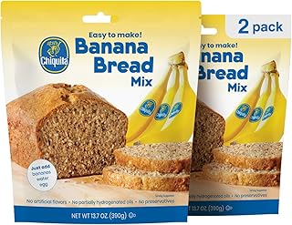 Chiquita™ Banana Bread and Muffin Mix – Moist, Easy-to-Make, No Preservatives - Just Add Bananas, Egg and Water - 13.7 Oz (Pack of 2)