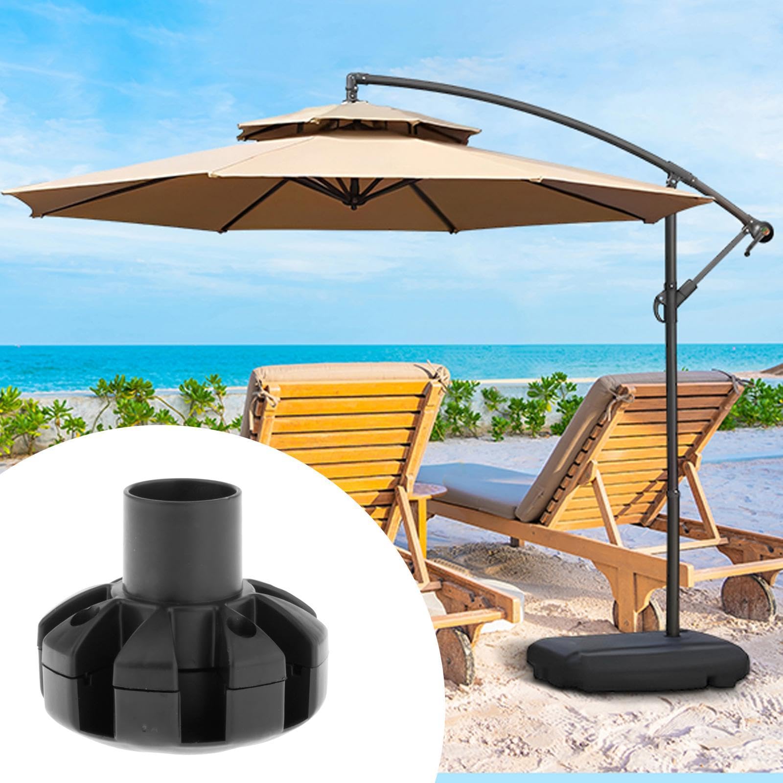 Accessori Per Ombrelloni Da Giardino – Kit Di Ricambio Con Base, Supporto In Metallo E PP Per Cortile, Terrazza E Balcone