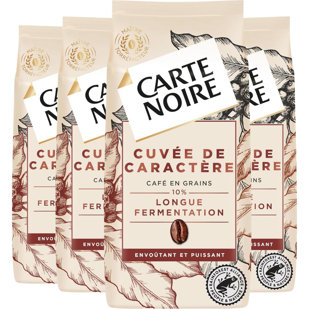 CARTE NOIRE - Café en Grains - Cuvée de caractère - 2Kg
