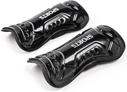 Miniatura 6 de Espinilleras de fútbol juveniles, 2 pares de espinilleras de fútbol con 2 pares de calcetines de fútbol, ligeros, transpirables, equipo de