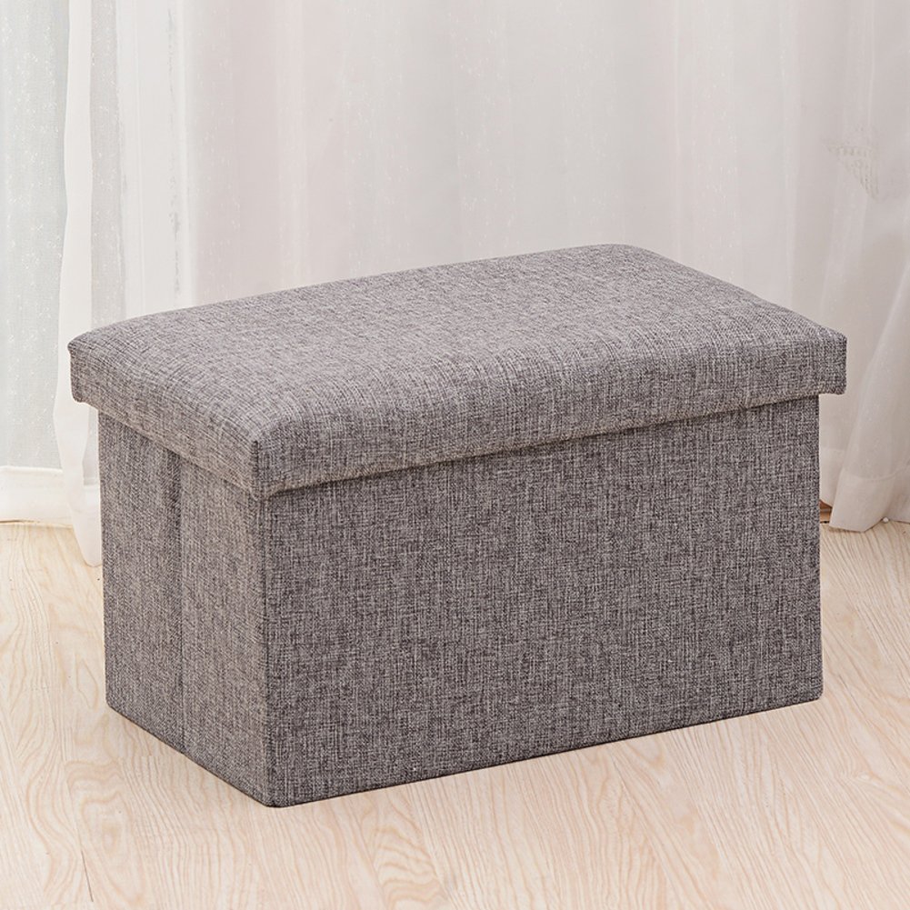 GTMLVBVBO Storage ottoman,Storage stool Folding bench toy chest Fluid systems fashion Changing shoes stool Bed end stool-D 49x31x31cm(19x12x12)