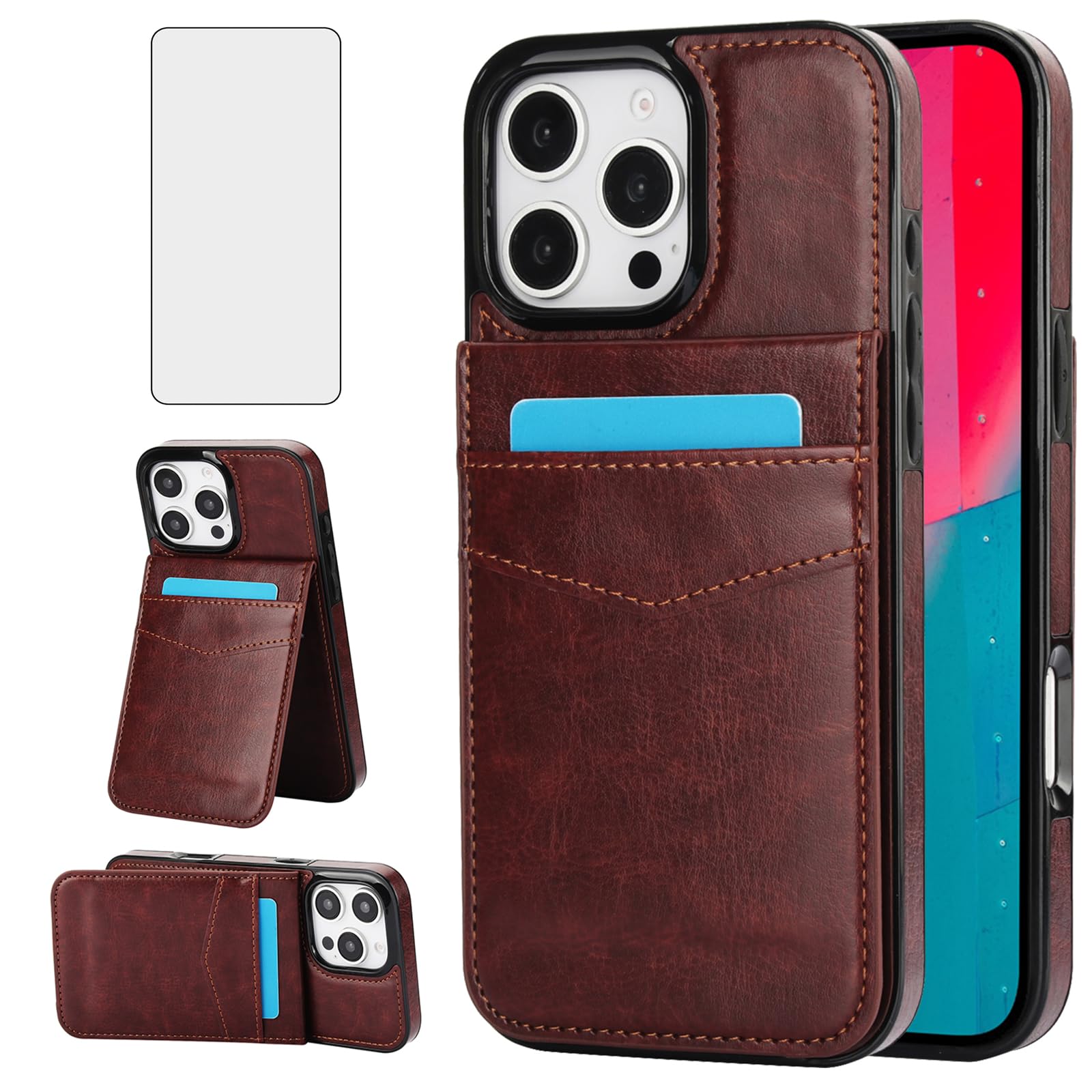 Asuwish Case For IPhone 7/8 IPhone SE 2020/2022 With Tempered Glass Screen Protector, Flip - View #10