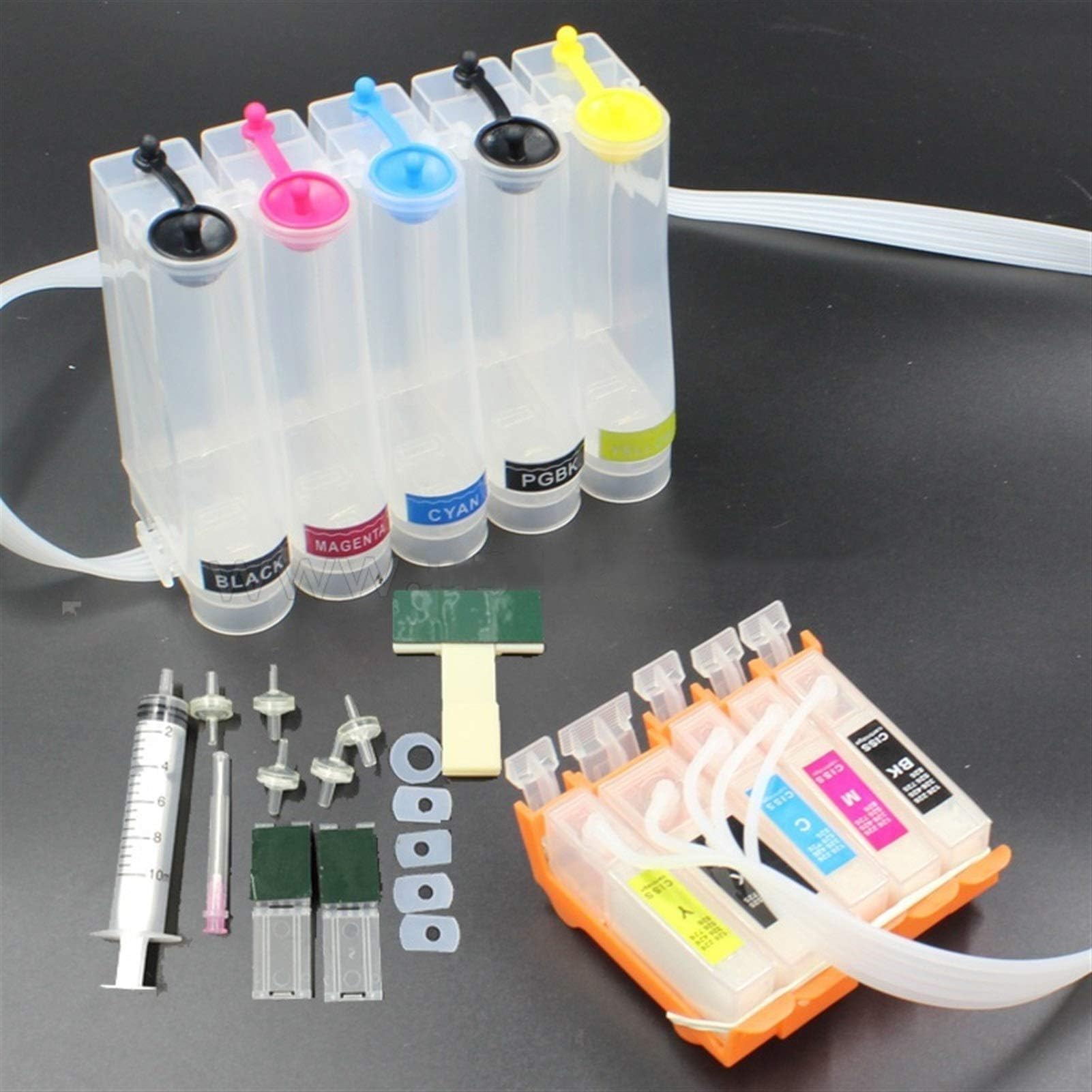 DINGMINGMING Continuous Supply of Ink cartridges PGI-520 CLI-521 CISS fit for Canon PIXMA IP3600 IP4600 IP4700 MX860 MX870 MP540 MP550 MP560 MP620 MP630 MP640