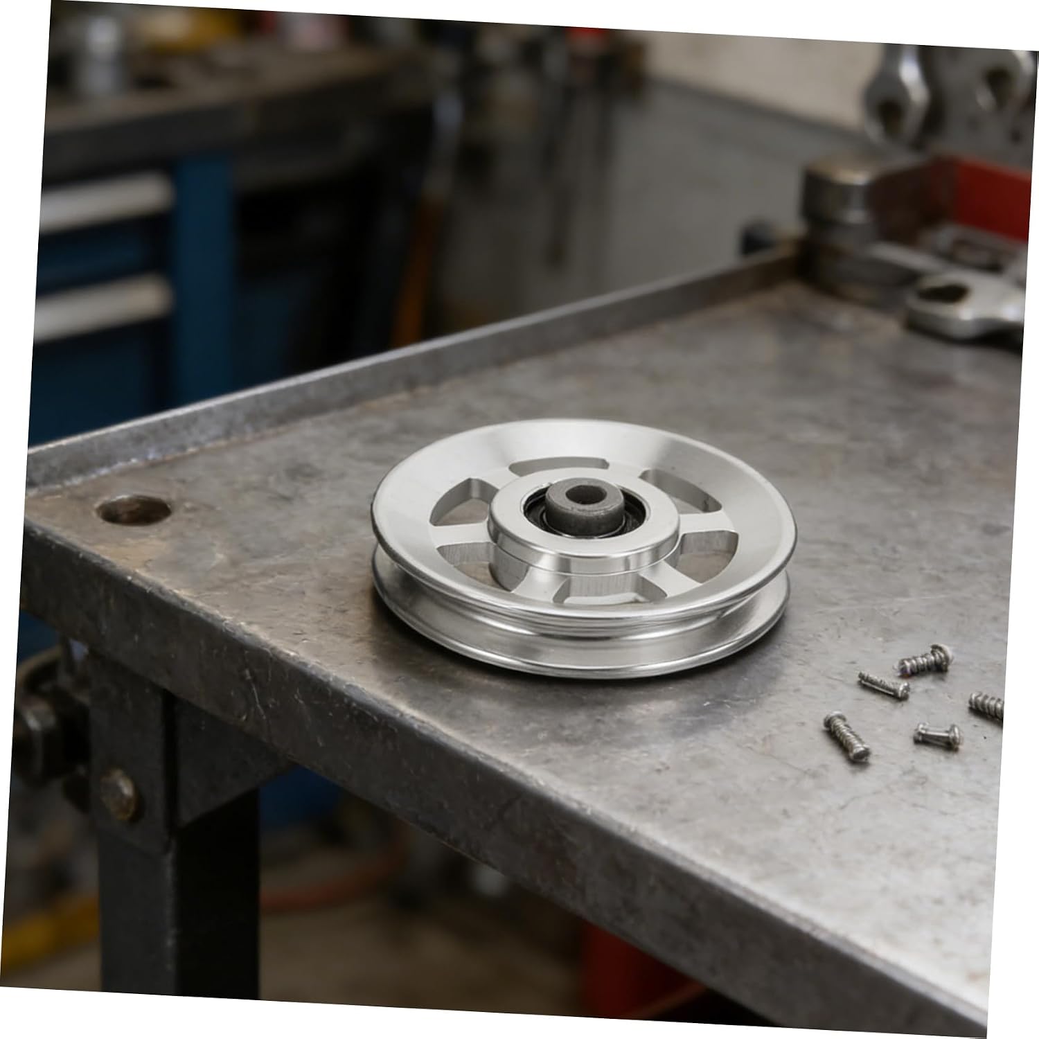 Stainless Steel Cable Pulley Block for Weight Lifting, Silent