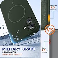 Vista 836 de Miracase Funda diseñada para iPhone 13 Pro Max con protector de pantalla, [forro de microfibra suave antiarañazos], funda protectora de silicona