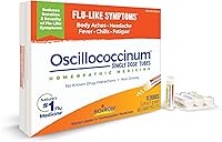 Boiron Oscillococcinum Homeopathic Flu Relief: Body Aches, Headache, Fever, Chills, Fatigue - 12 Doses, 4.7 Stars
