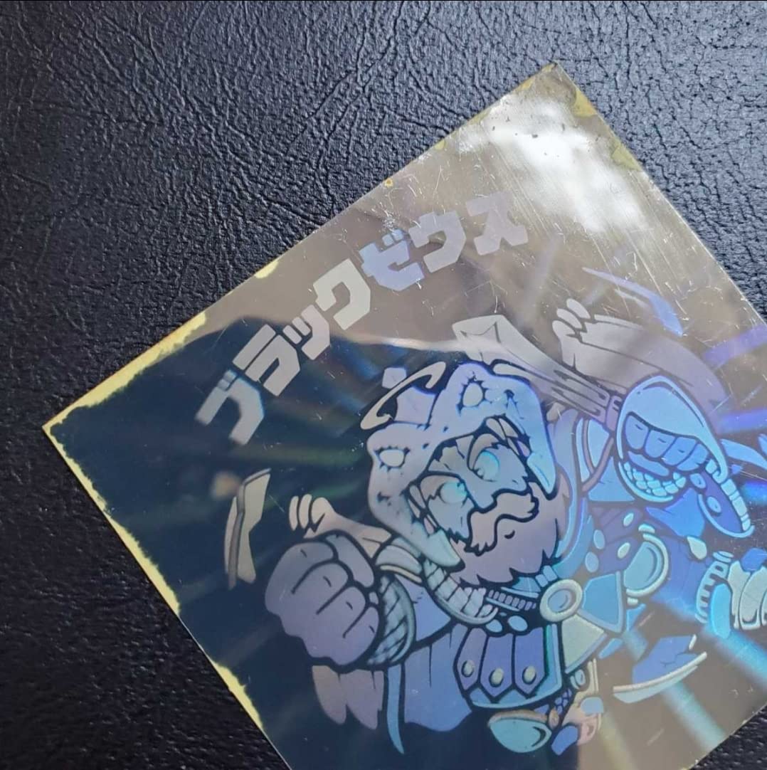 Amazon.co.jp: ビックリマン ブラックゼウス ホロ 超 当時 レア シール 