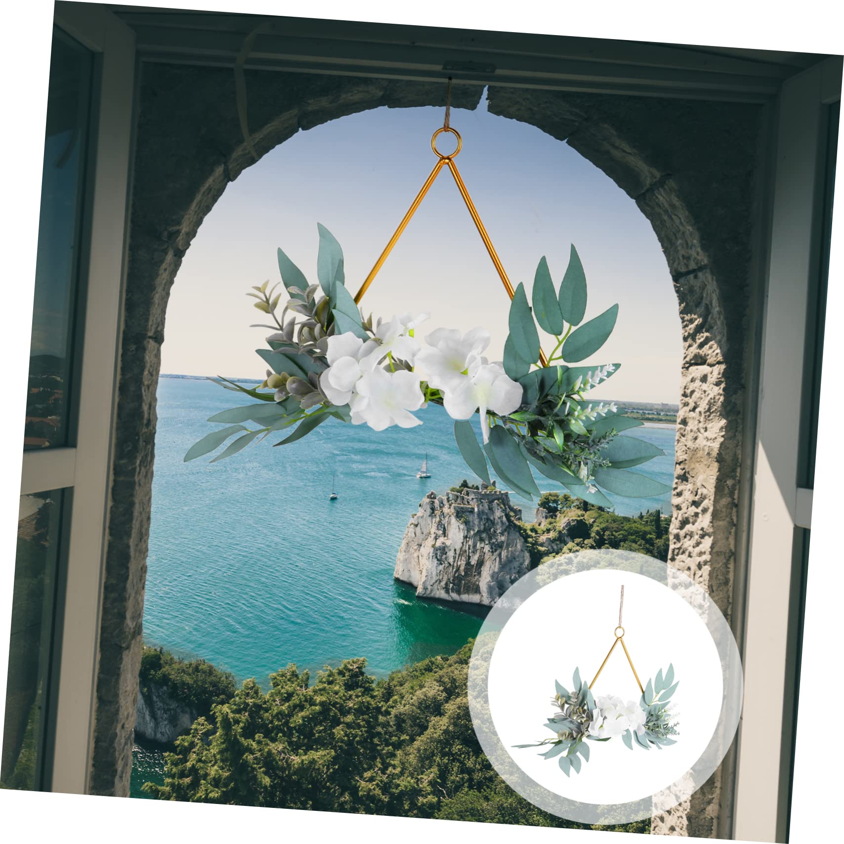 Ciieeo 3 Guirnaldas Colgantes De Hierro Decorativas Y De Imitación para Bodas Fiestas Y Decoración del Hogar.