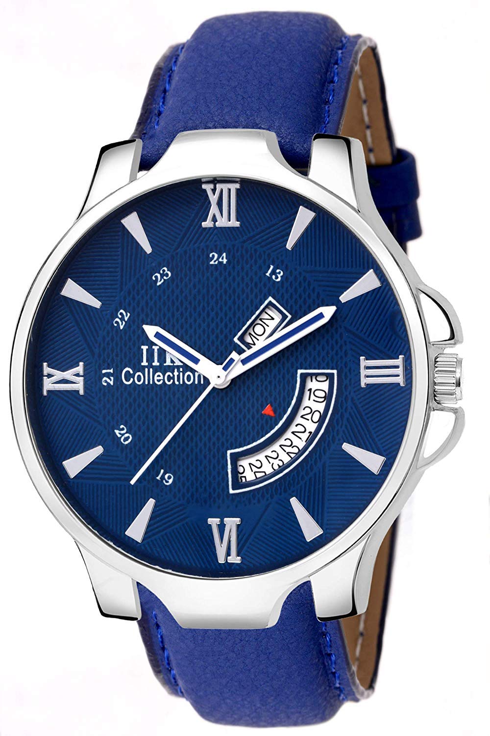 IIK COLLECTION Blue Dial Analog Day and Date Blue Strap Watch for Mens and Boys (IIK-702M-DND) (B07JBBFG2N) Amazon Price History, Amazon Price Tracker