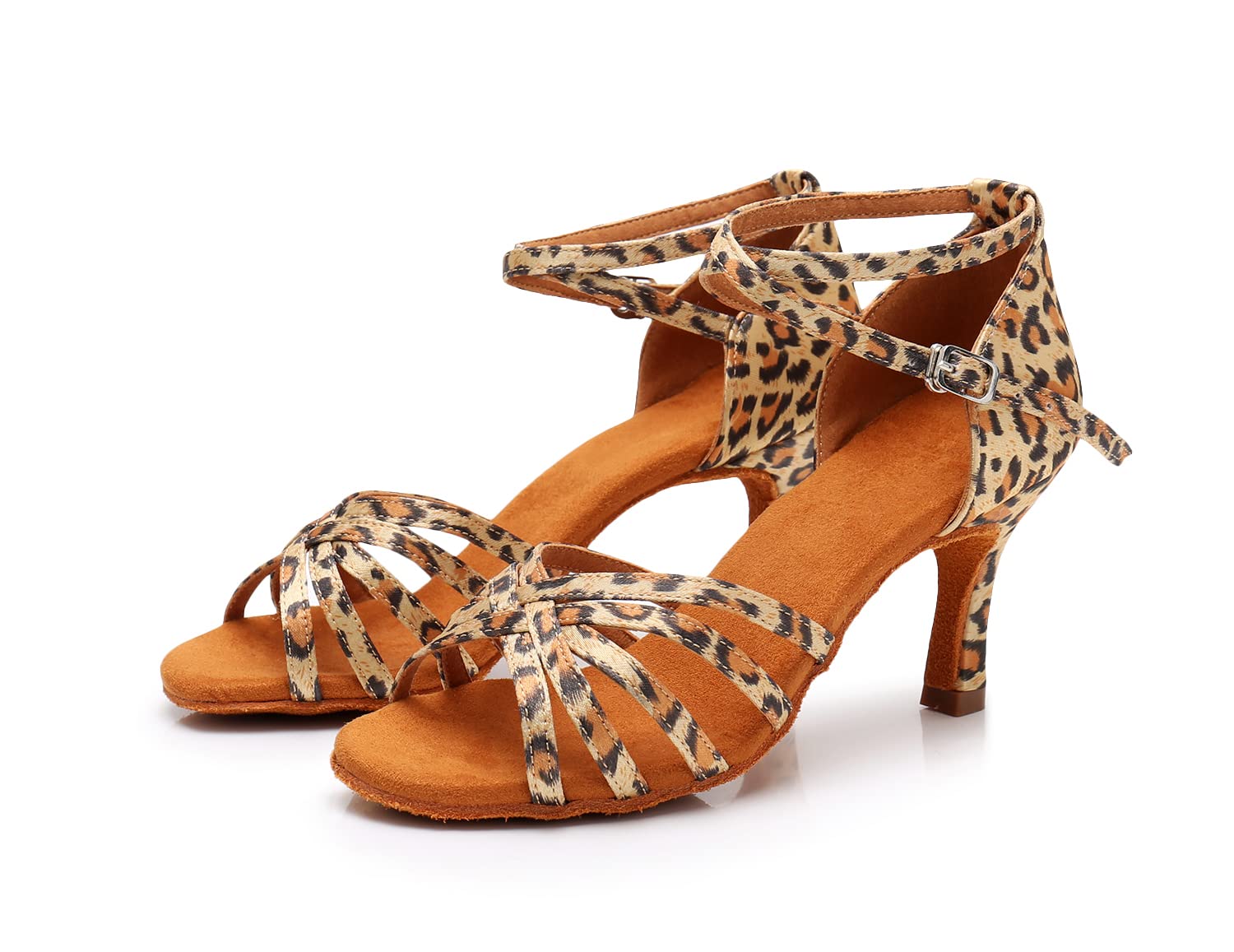 Rosefinch Zapatos de Danza Latina para Mujer Negro Profesional Zapatos de Baile de salón de Fiesta de Salsa de Baile práctica de Rendimiento Zapatos tamaño — view 14