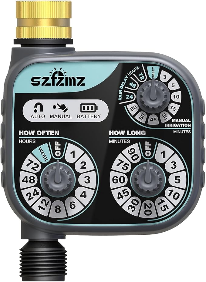 Sprinkler Timer, 3Dial Hose Timers for Watering, Water