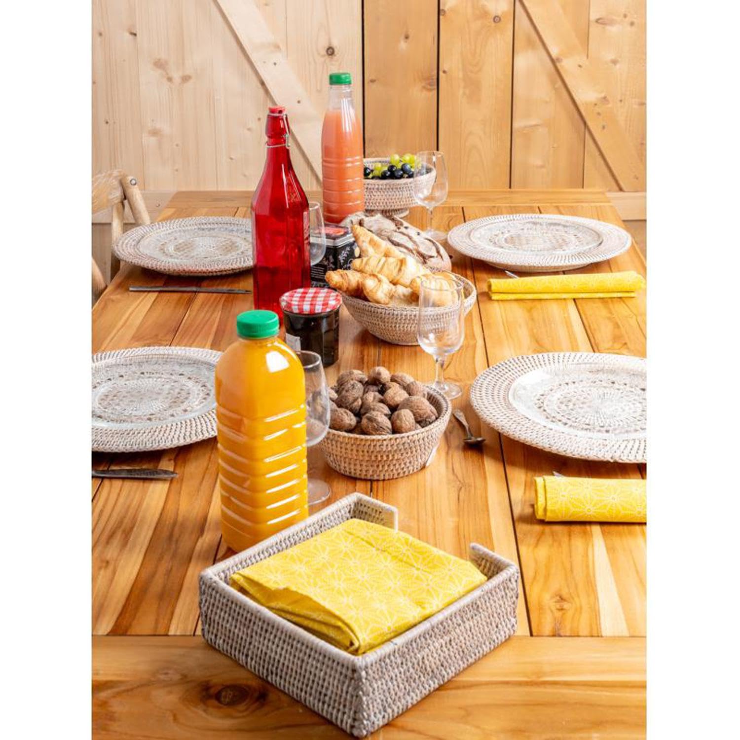 Set 2 sottopiatti rattan - Calamus
