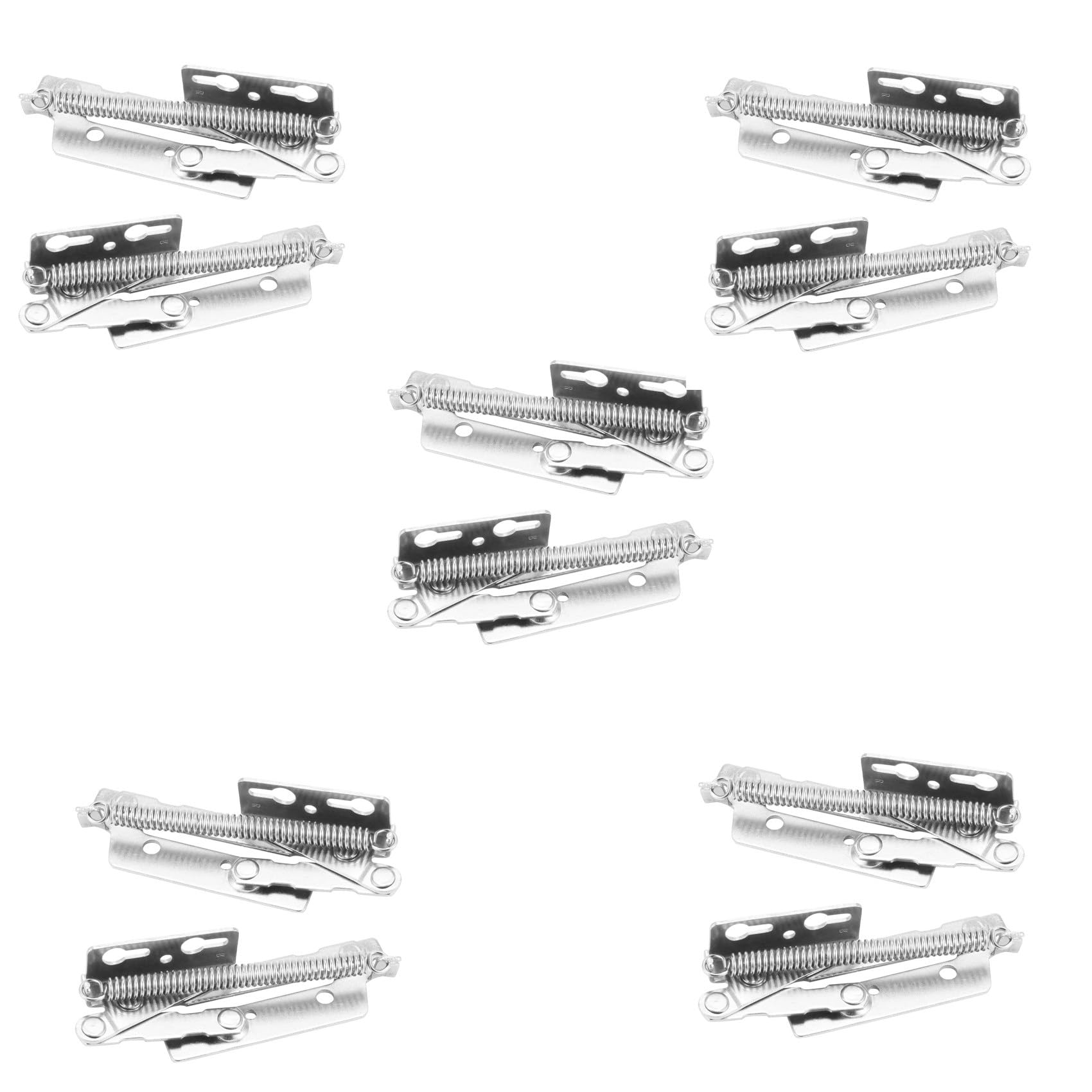 Jnchdghwa 10x 80 Degree Sprung Hinges Cabinet Door Lift Up Stay Flap Top Support Cupboard Kitchen