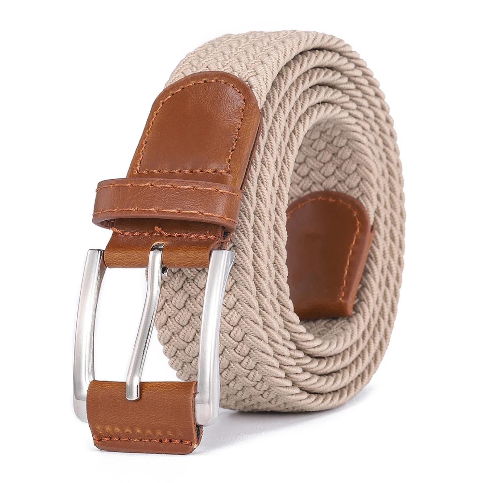Modischer Gürtel für Männer, Dornschließe, Herrengürtel, lässig, elastisch, für Outdoor-Jeans, Stretch, Damenbund, weiblich