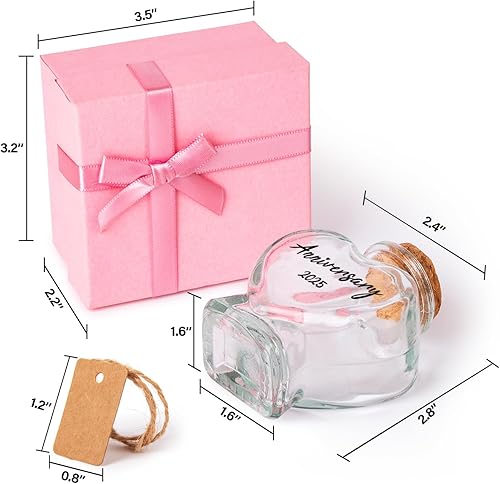 Miniatura 4 de Tarro de recuerdo de arena de aniversario 2023, regalo de despedida de soltera, regalo de boda, regalo de compromiso, regalo de luna de miel, regalo