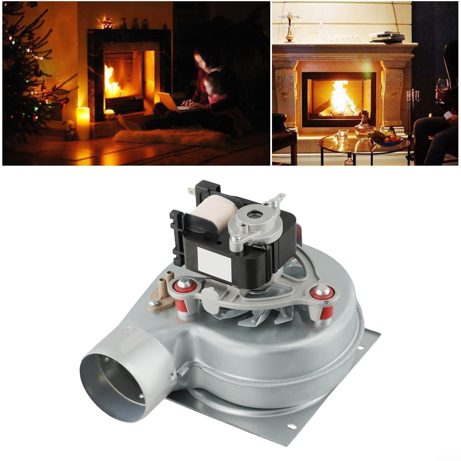 Moteur de ventilateur de chaudière, 35 W, montage mural, ventilateur d'escargot pour équipement de ventilation, pièces de rechange de coque en fer