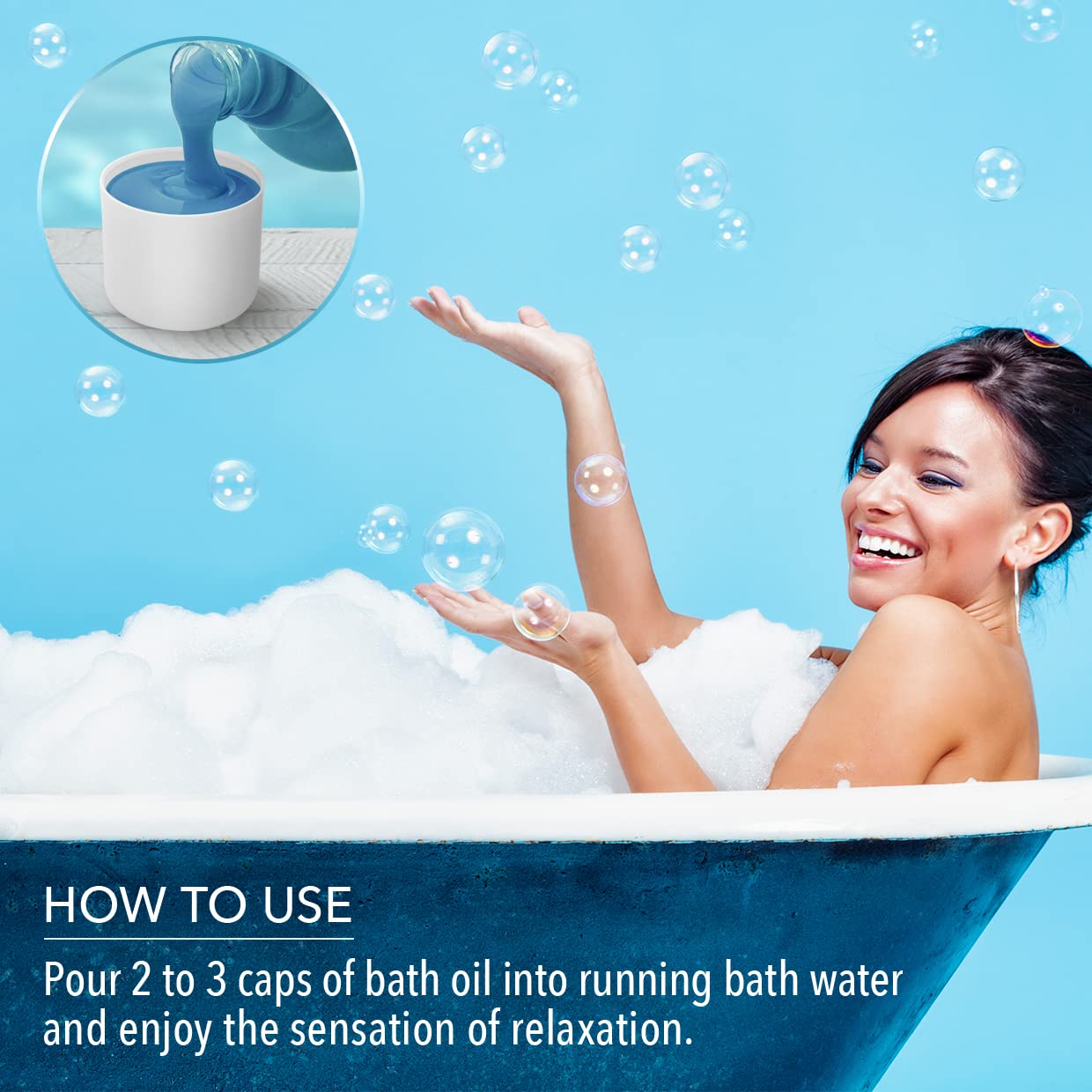 Espuma de Baño Buenas Noches 1000ml - Buen Sueño - Belleza - Cuidado del Cuerpo - Bienestar - Relajación - Aromaterapia - Spa - Baños de Burbujas - Bath foam Good night