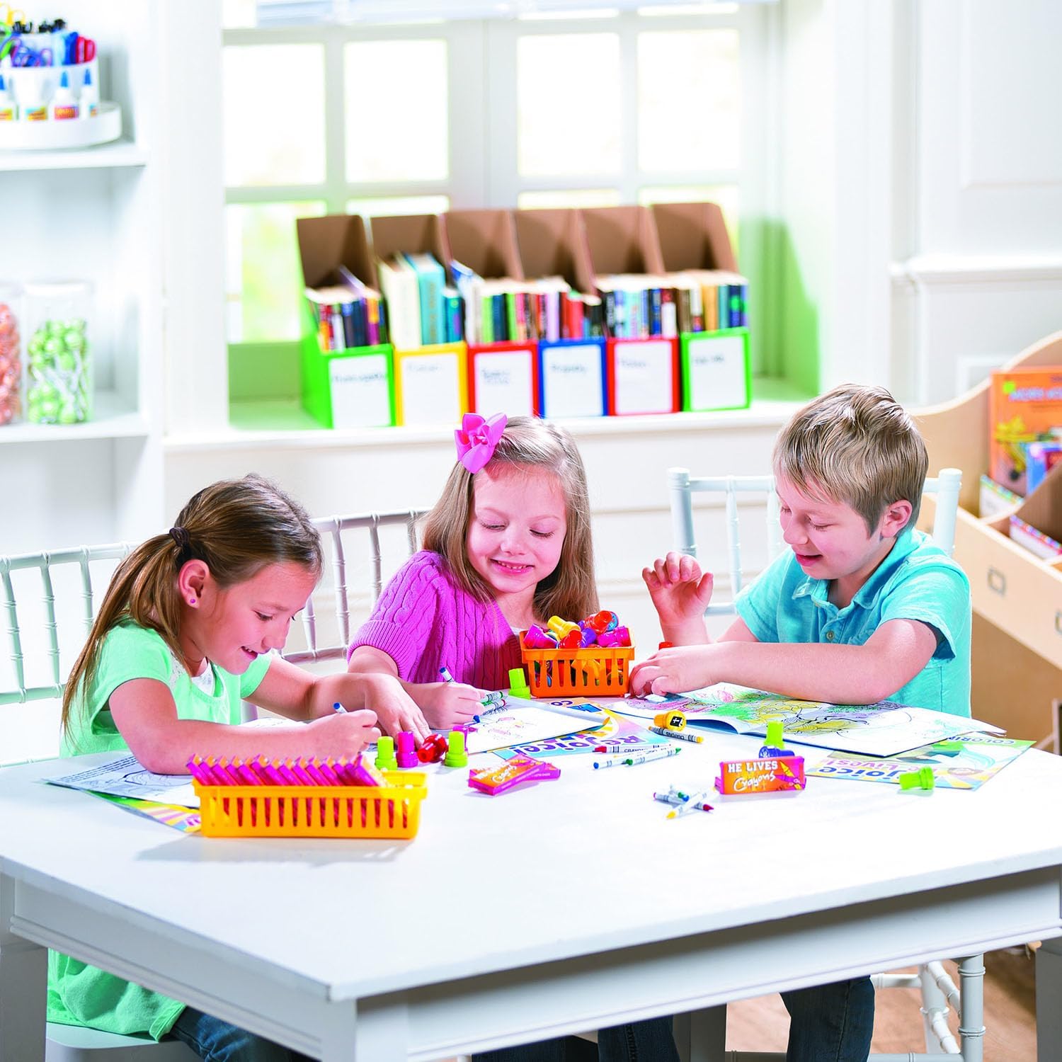 Fun Express He Lives Religious Easter Coloring Books for Kids (Set of 12) Sunday School and Religious Gifts