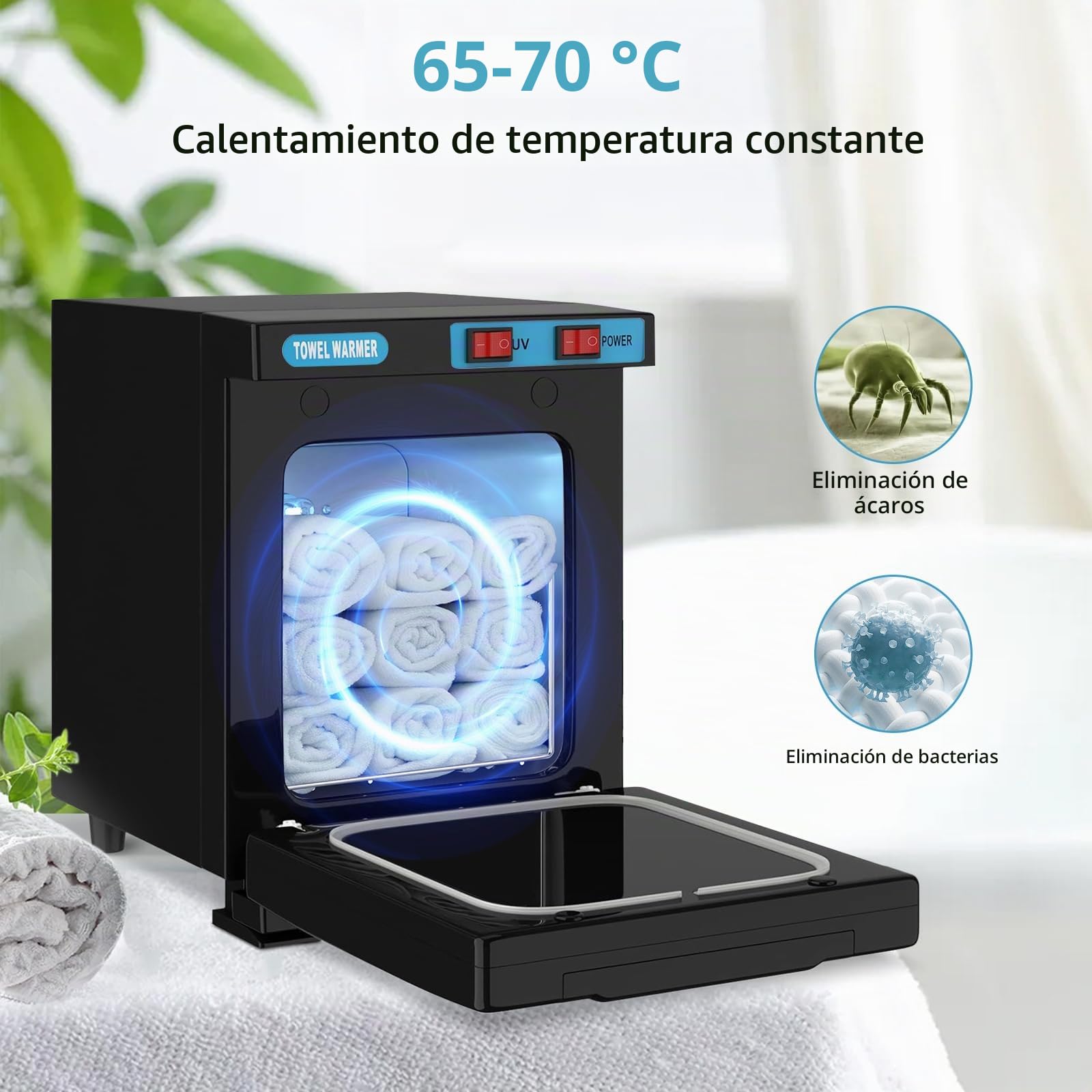 LIROPAU Calentador de Toallas, Calentador Toallas Electrico con Clip