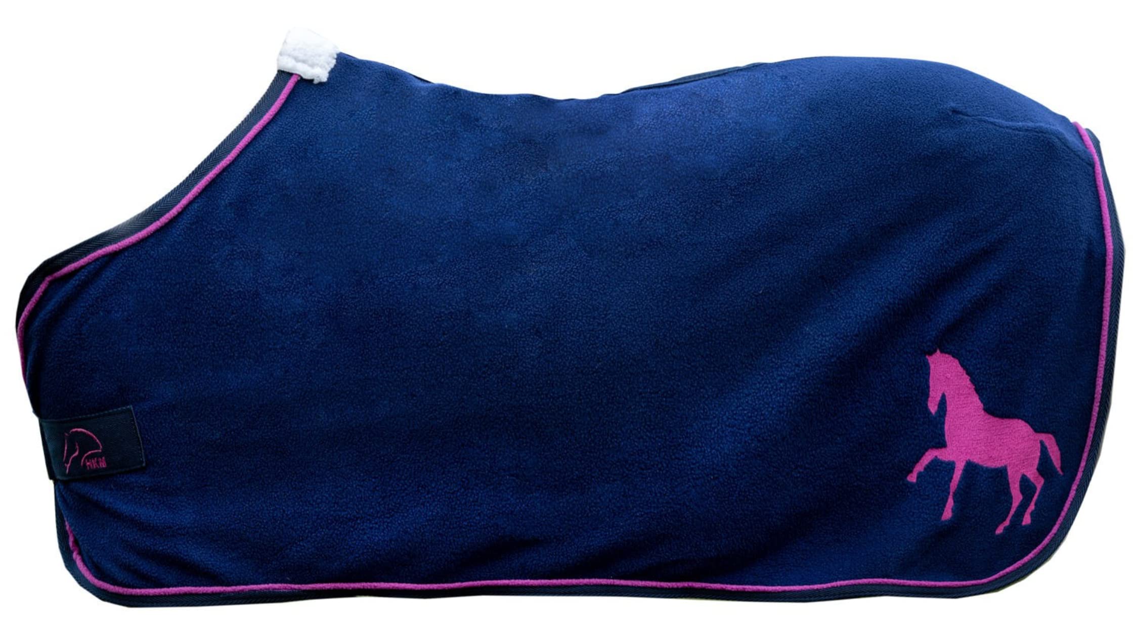 HKM Mini Coperte da Sella Equestre Blu Scuro 95
