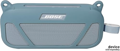 Miniatura 8 de GETGEAR Funda de silicona para altavoz portátil Bose SoundLink Flex Bluetooth, forma y color a juego, protección completa y fácil transporte