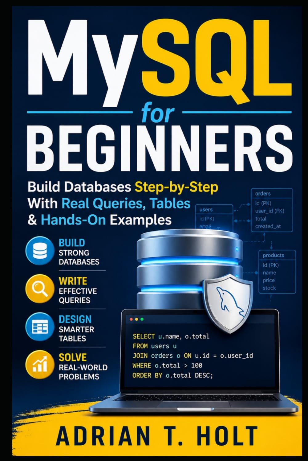 MySQL for Beginners: Build Databases Step-by-Step With Real Queries, Tables & Hands-On Examples