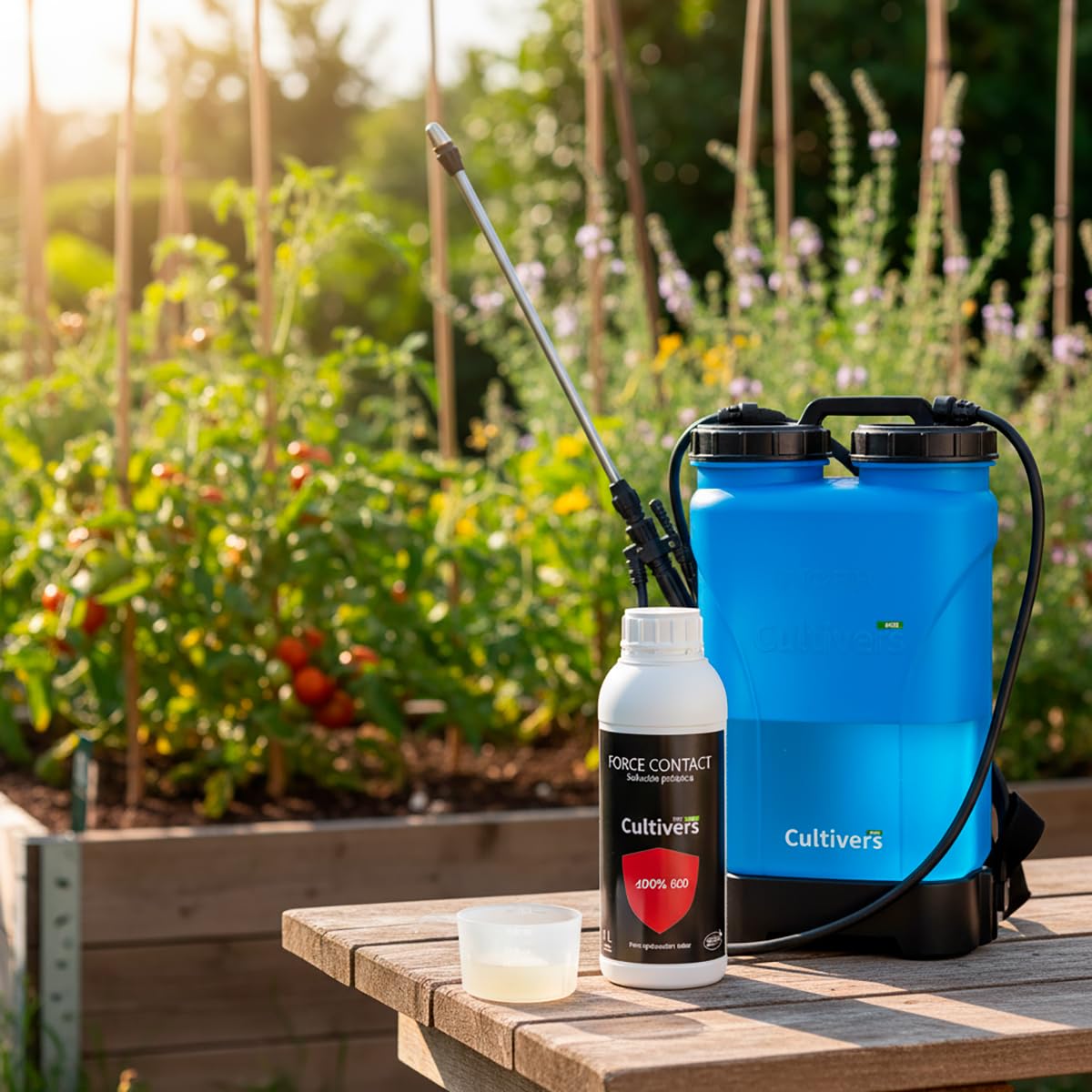 CULTIVERS Jabón Potásico Ecológico 5 L | Súper Concentrado para Limpieza de Plantas y Hojas, Uso en Jardinería Doméstica, Huertos Urbanos y Agricultura Ecológica