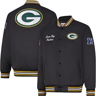 Ultra Game NFL mens Nfl Official Supreme Heritage Logo Satin Jacket