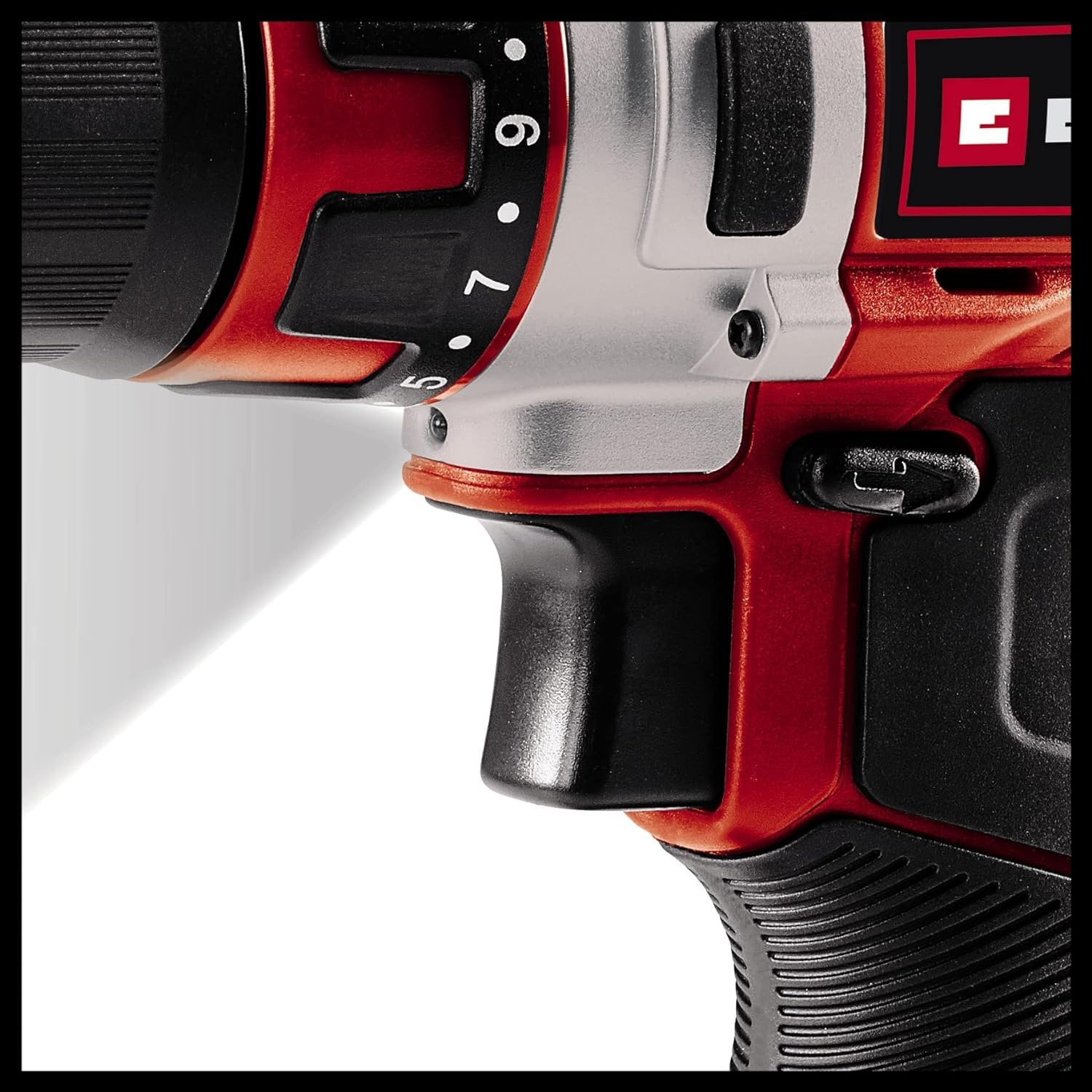 Einhell Akumulatorowa wiertarko-wkrętarka TE-CD 12/1 Li +22+CL (Li-Ion, 12V, maks. 30 Nm, 2-bieg. przekładnia, w tym 2 x akumulator 2,0 Ah, ładowarka, 22 cz. zestaw bit/wiertło, lampa akumulatorowa)