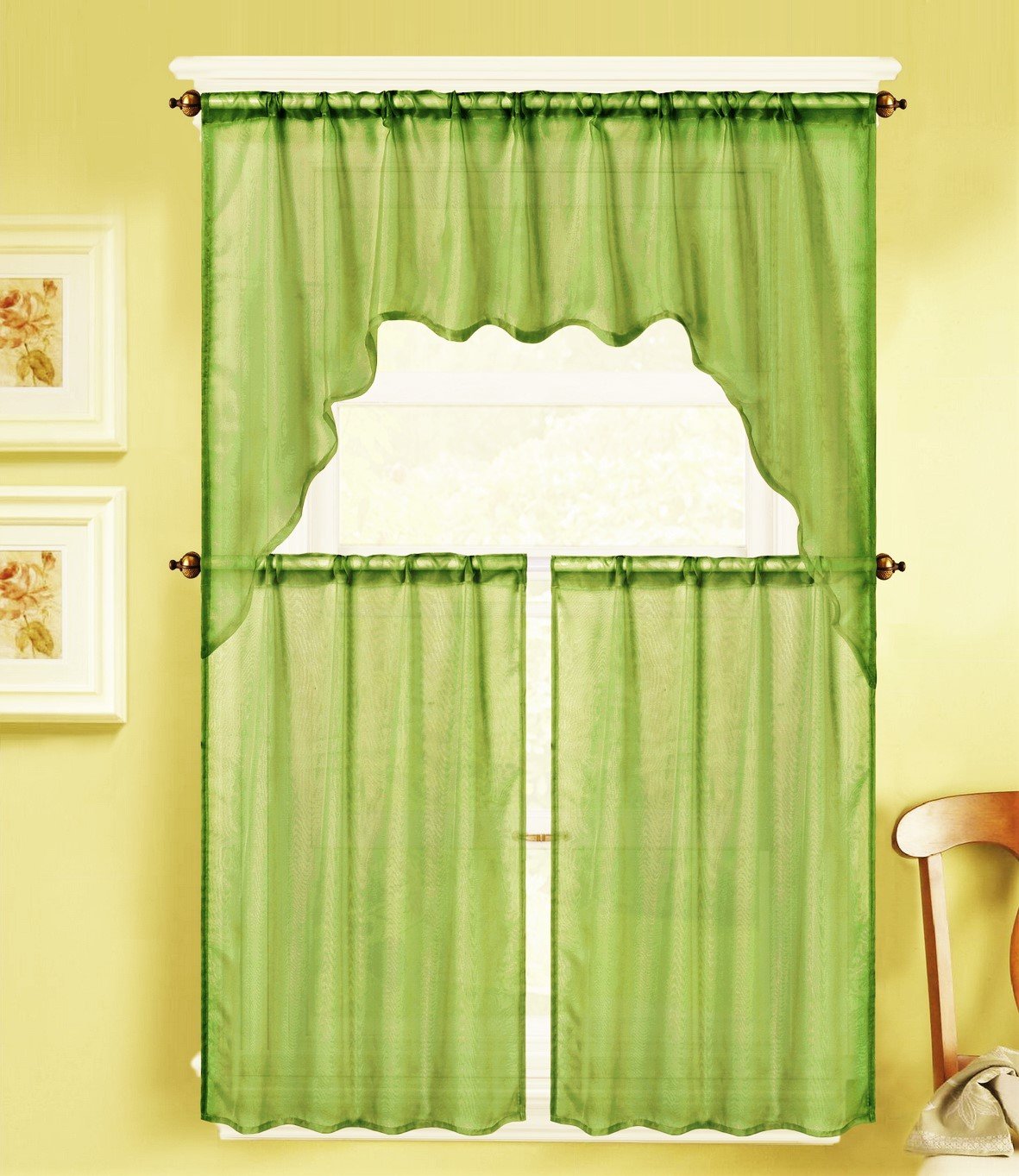 Lime Green Kitchen Curtains Curtains & Drapes