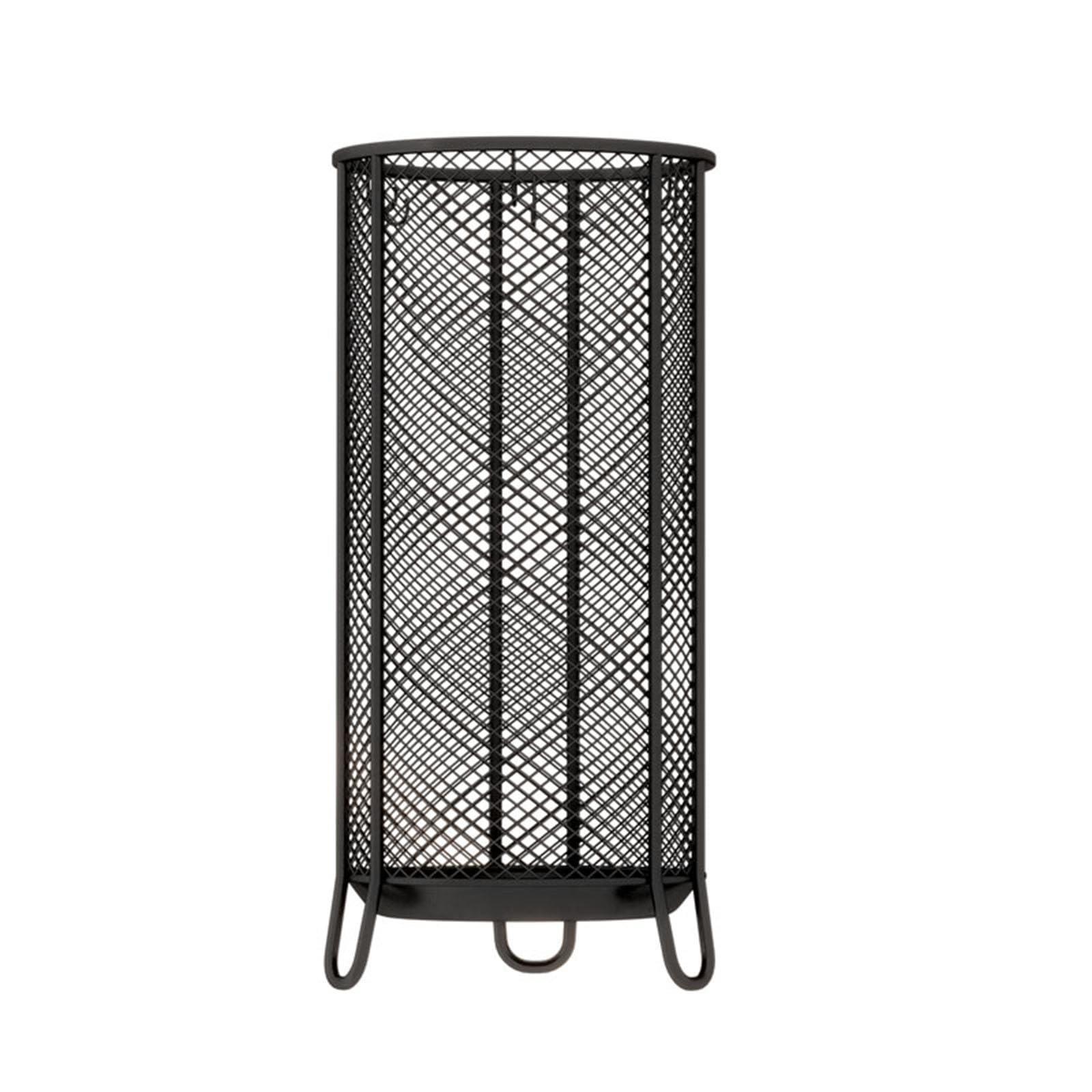 HYLYGFH Modern Round Metal Umbrella Stand Freestanding Stylish Umbrella Holder Decorative Indoor Entryway Organizer (Black 26 * 55cm / 10.2 * 21.7in)