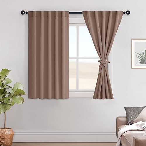 Miniatura 148 de Hiasan Cortinas opacas blancas extra anchas para dormitorio, cortinas opacas térmicas extra anchas de 72 pulgadas de largo, con pestaña trasera,
