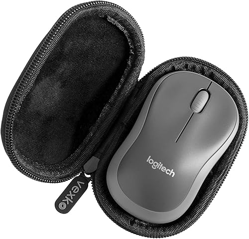 Funda rígida para Logitech M185 compatible con M186 y M187, color negro