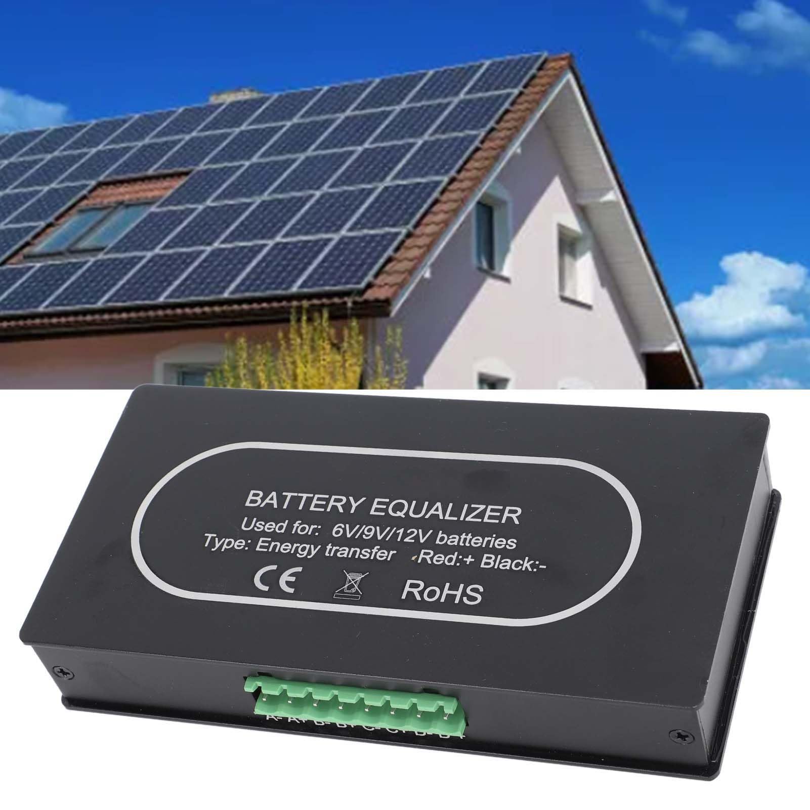 Generic 48-V-Batterie-Balancer, Langlebiger Equalizer aus Aluminiumlegierung für Energiesysteme von Autos, Booten, Wohnmobilen und Motorrädern