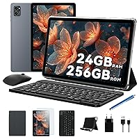 TABWEE Tablet con Tastiera - 24 GB RAM+ 256 GB ROM(4 TB TF)