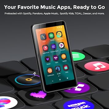 innioasis G1 80GB MP3 Player with Bluetooth and WiFi, Spotify Music Player