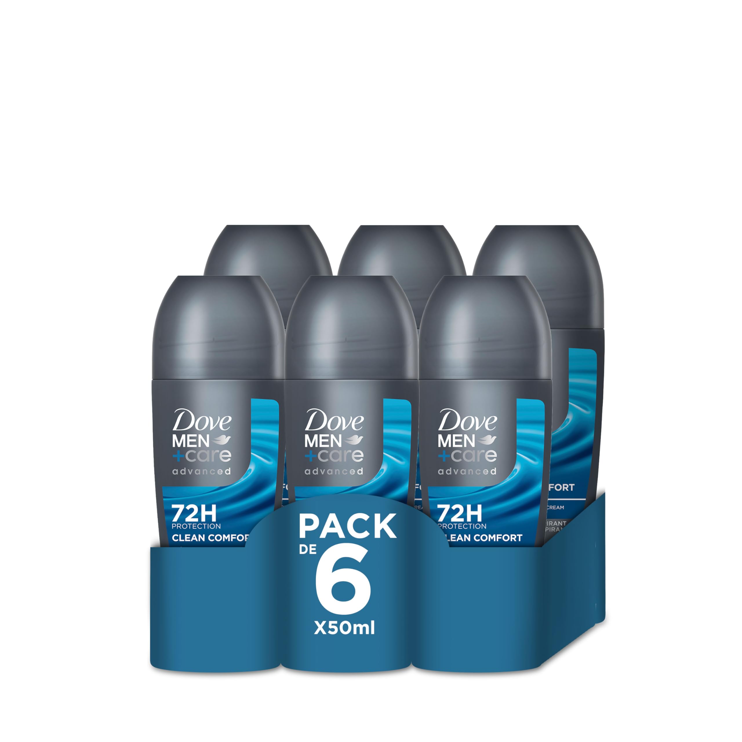 Dove Men+Care Dezodorant, 6 x 50 ml