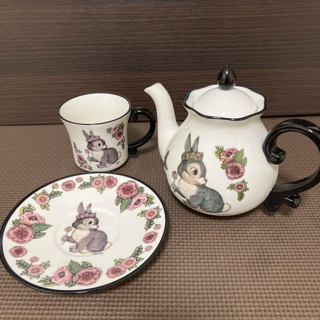 Amazon | Dストア ヒグチユウコ とんすけ コラボ ティーポット&ティー 