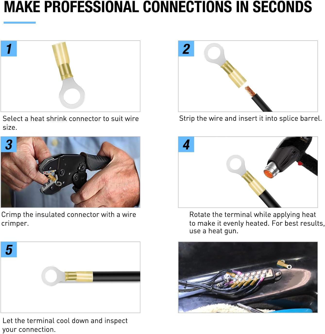Nilight Electric Fuel Pump Relay Kit Wiring Harness 40 AMP Relay Heavy Duty 10 Gauge Cables w/30 AMP Blade Fuse 12V System for Trucks Cars RVs Marine Boats Trailers