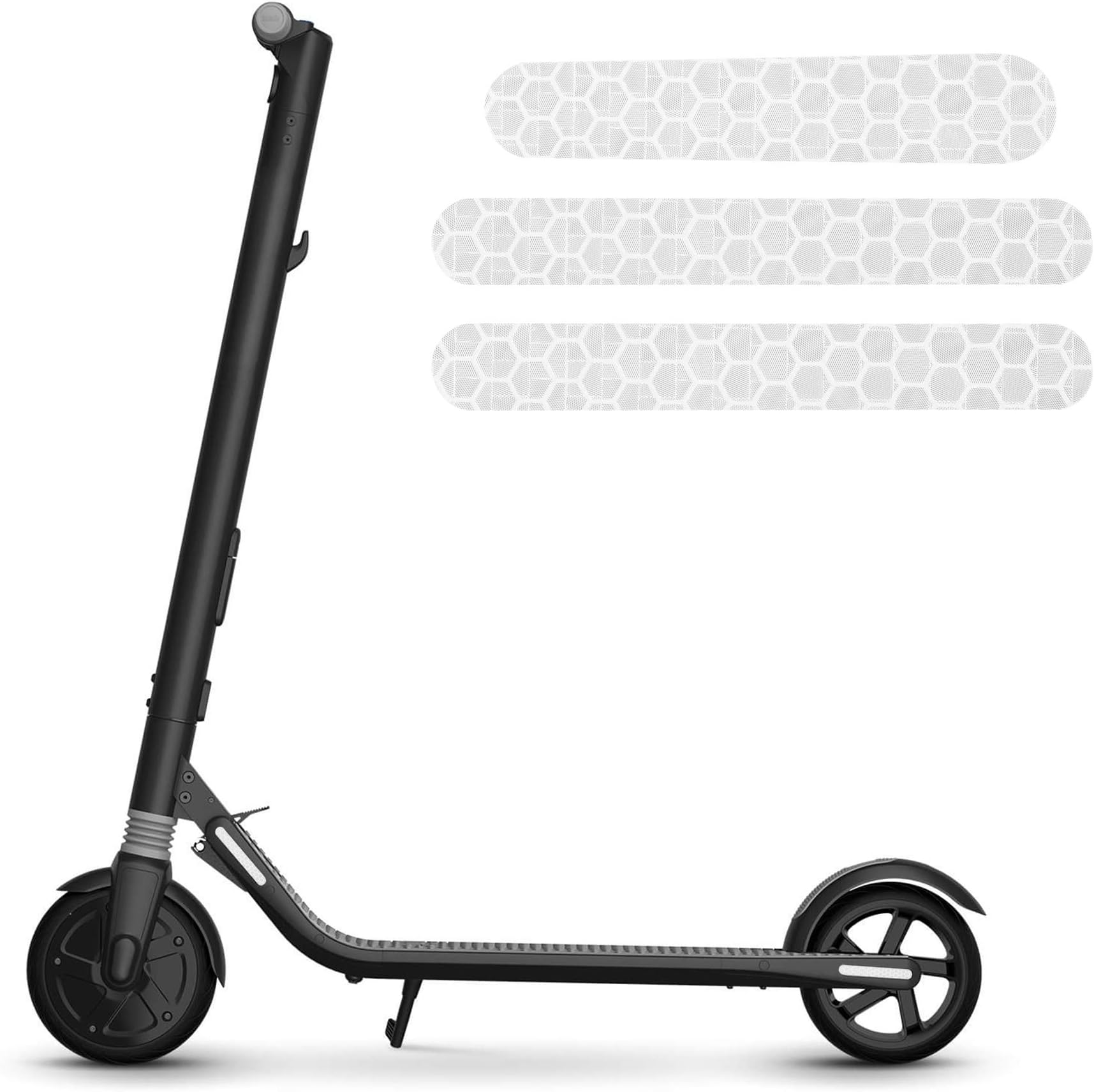 TOMALL Reflective Strip Sticker Self-Adhesive Night Reflective Stickers Compatible with Ninebot ES2 ES4 Electric Scooter Decoration Accessories