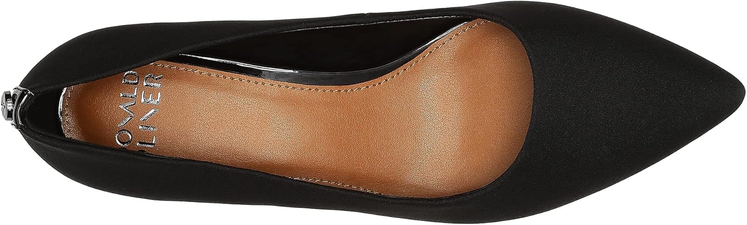 Donald J Pliner Women's Stephani High Crepe Fabric – 2” Block, Chunky Heels Dress Shoes, Classic Pump