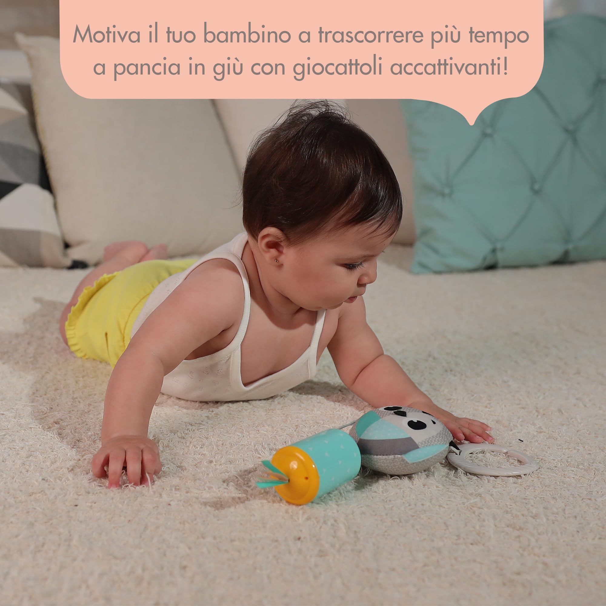 Tiny Love Magical Tales Set Giocattoli Educativi 4 Pezzi 0+ Sonaglio Massaggiagengive Pupazzo